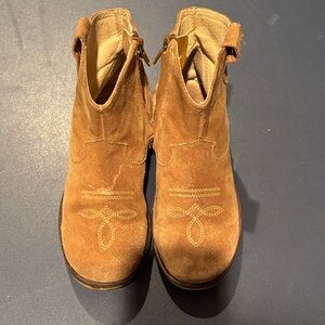 Mini Boden Brown Suede Kids Boots